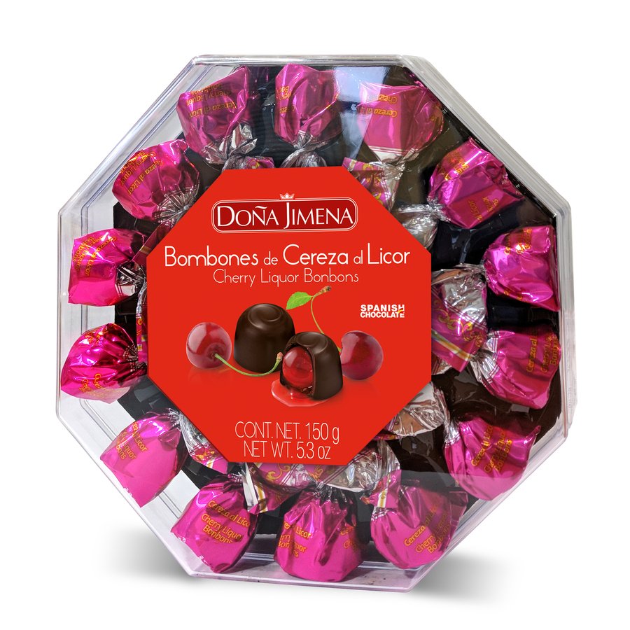 Bombones DOÑA JIMENA cereza licor 150 g