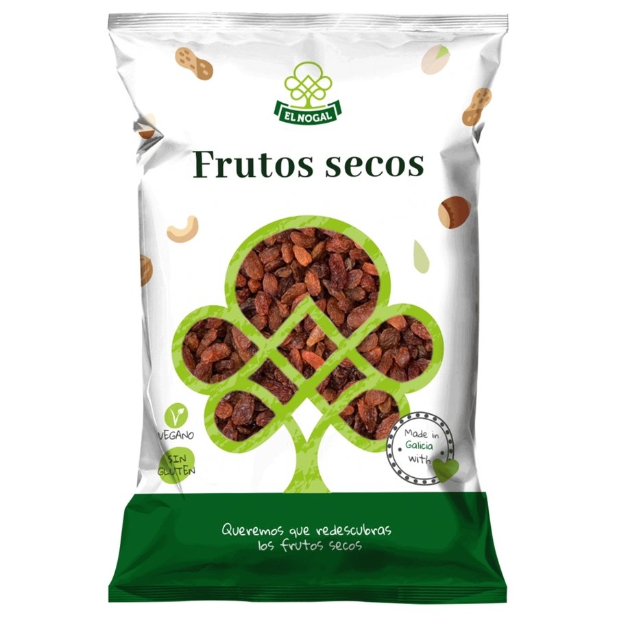 Uva pasa EL NOGAL sultana sin semilla bolsa 250 g