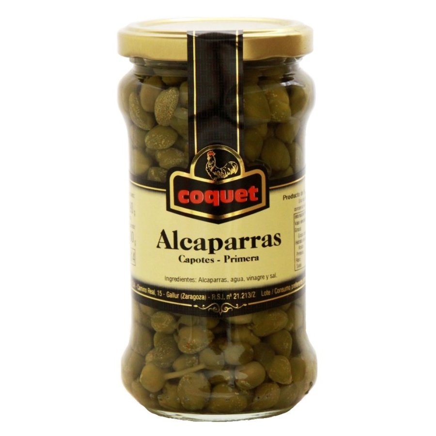 Alcaparras COQUET frasco 180 g pne.