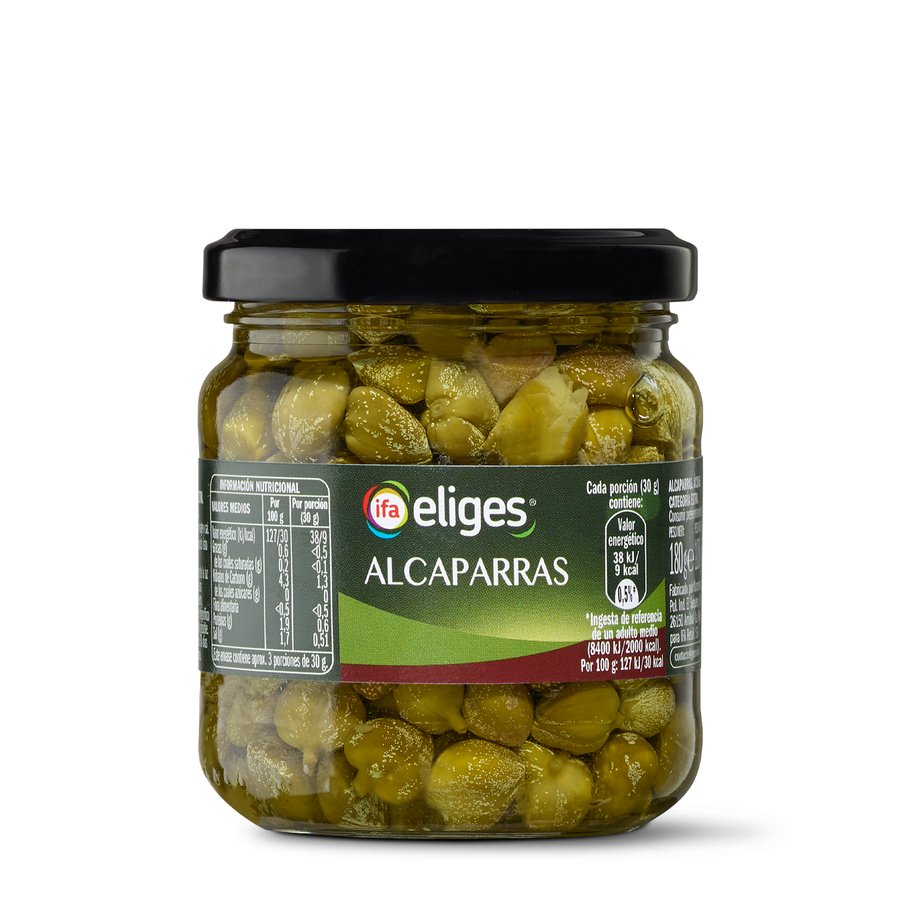 Alcaparras IFA ELIGES frasco 110 g pne.