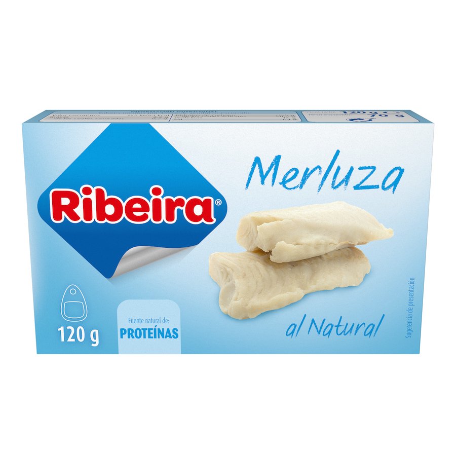 Merluza al natural RIBEIRA 70 g pne.