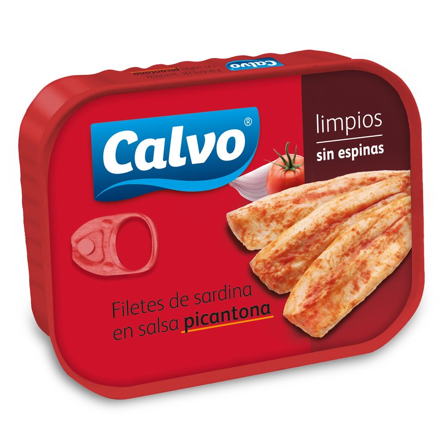 Filetes de sardina en salsa picantona CALVO 100 g pn.