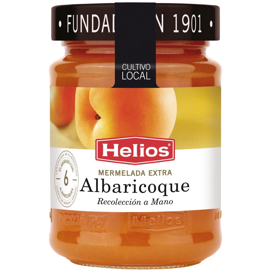 Mermelada HELIOS albaricoque frasco 340 g