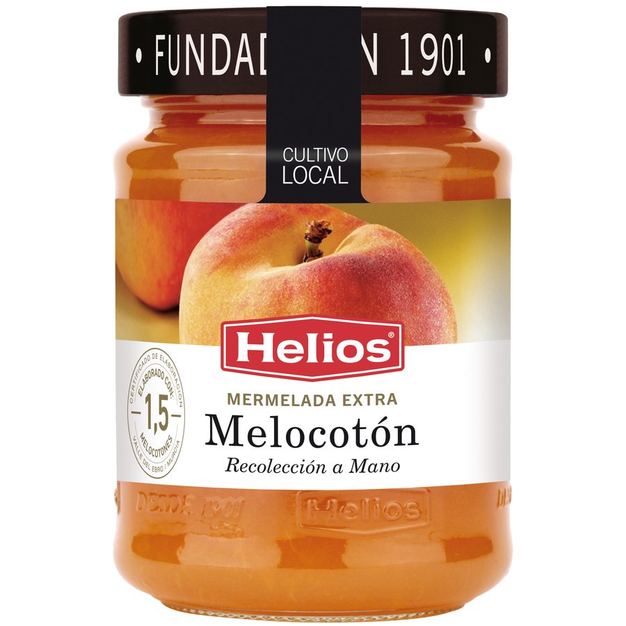 Mermelada HELIOS melocotón frasco 340 g