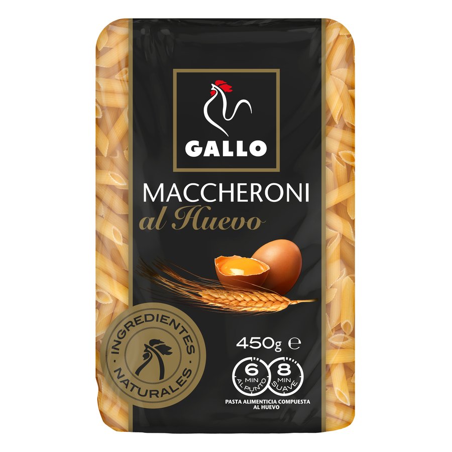 Maccheroni al huevo GALLO 450 g