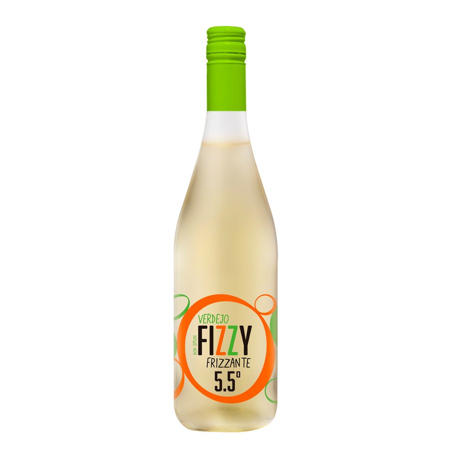 Frizzante verdejo 5,5º FIZZY botella 75 cl