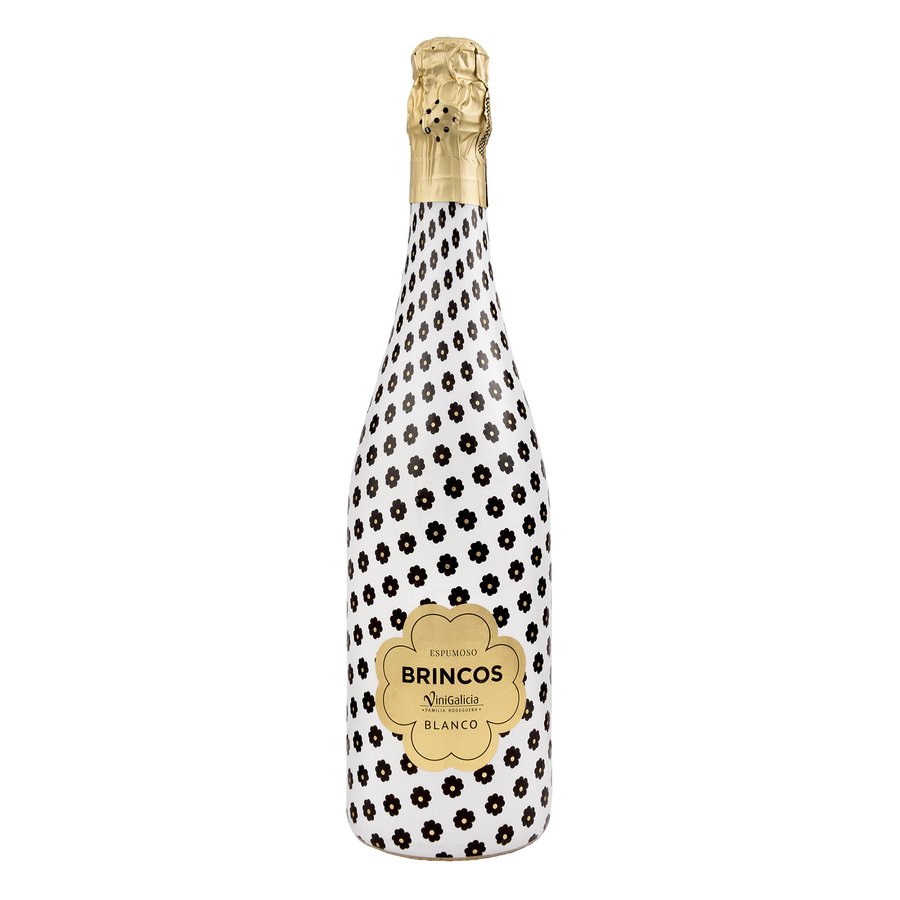 Vino espumoso BRINCOS blanco premium class botella 75 cl