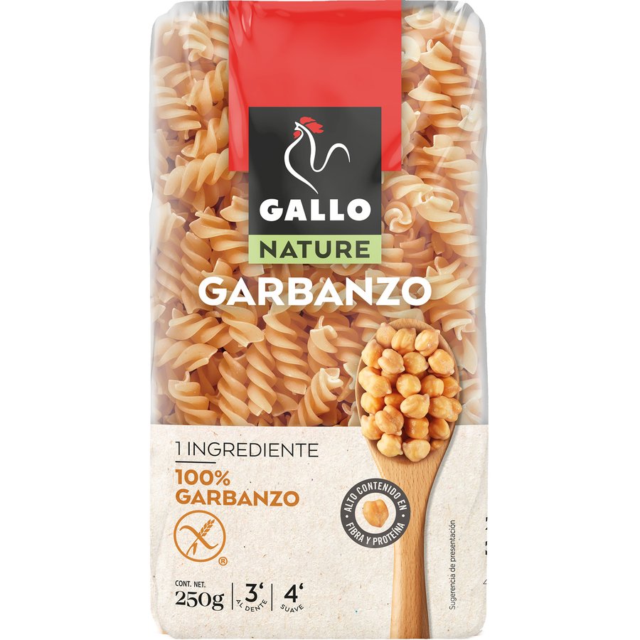 Hélices GALLO Nature 100% garbanzo 250 g