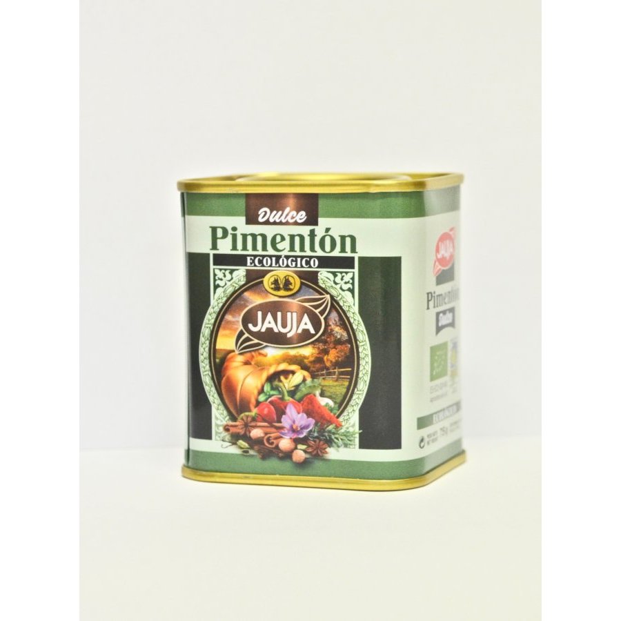 Pimentón dulce JAUJA ecológico lata 75 g pn.