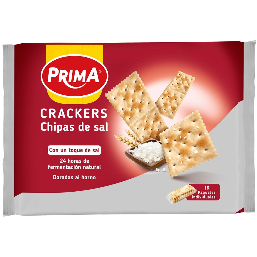 Crackers PRIMA chispas sal paquete 500 g