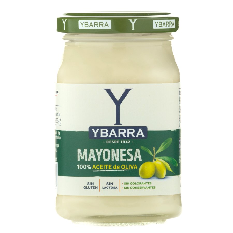 Mayonesa YBARRA aceite oliva sin gluten sin lactosa 225 ml