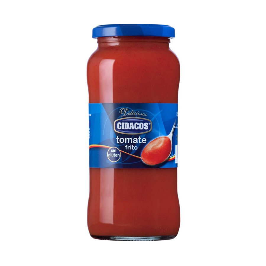 Tomate frito CIDACOS sin gluten tarro 560 g pn.