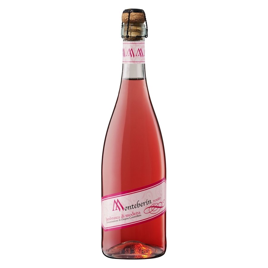 Vino MONTEBERIN Lambrusco rosado 75 cl.