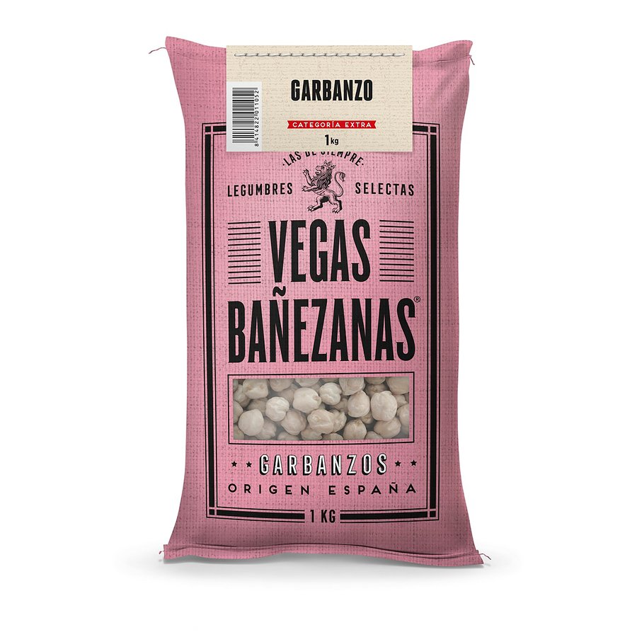 Garbanzos castellanos VEGAS BAÑEZANAS saquito 1 kg