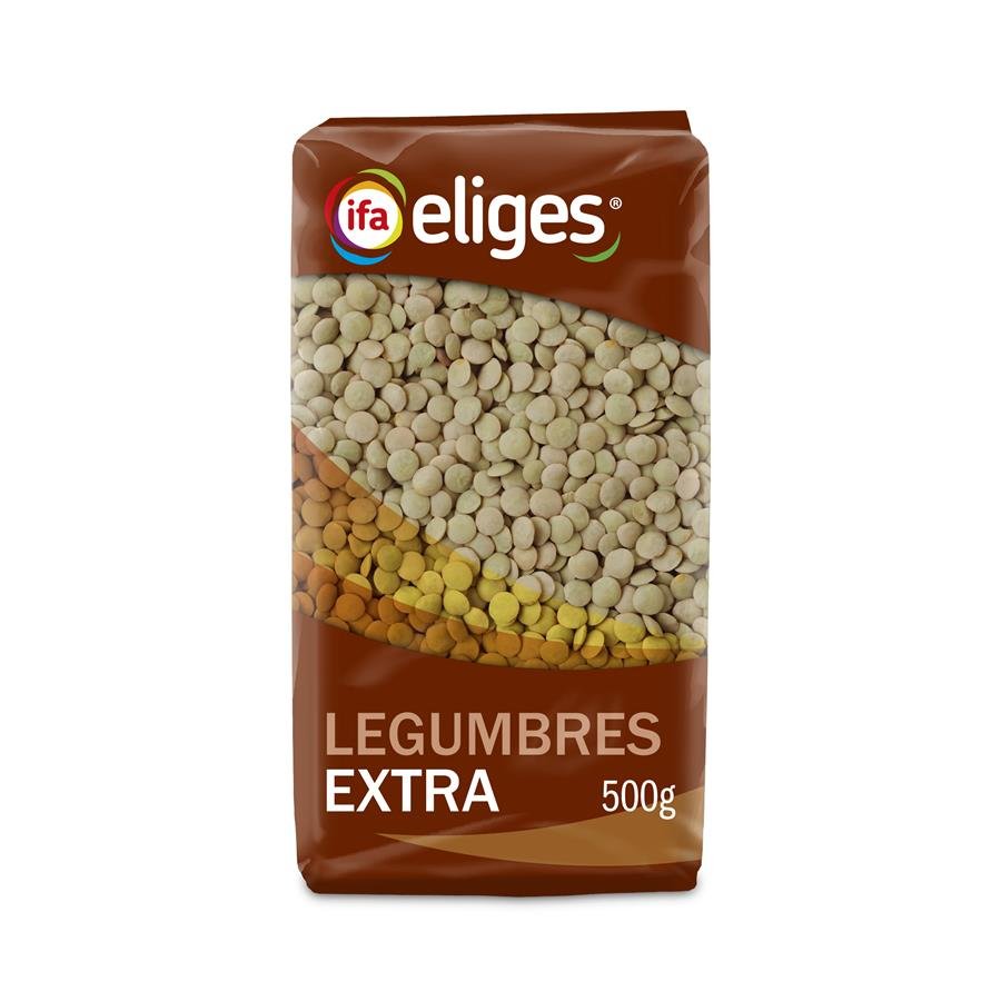 Lentejas castellanas extra IFA ELIGES bolsa 500 g