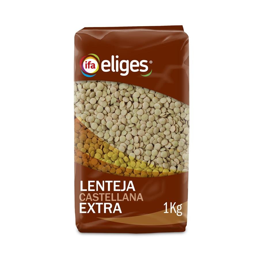 Lentejas castellanas extra IFA ELIGES 1 kg