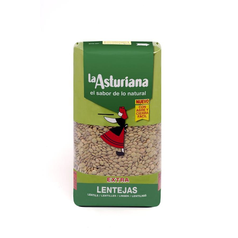 Lenteja extra castellana LA ASTURIANA 1 kg