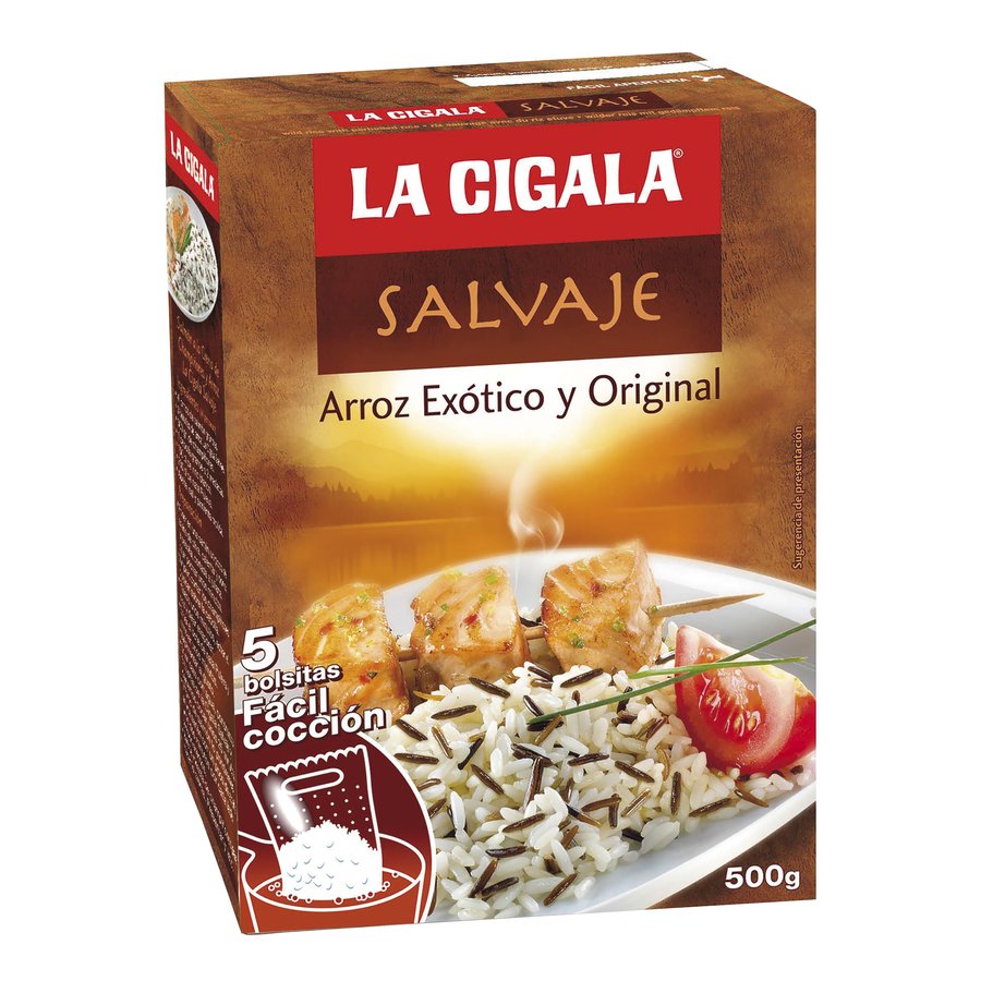 Arroz salvaje LA CIGALA 500 g