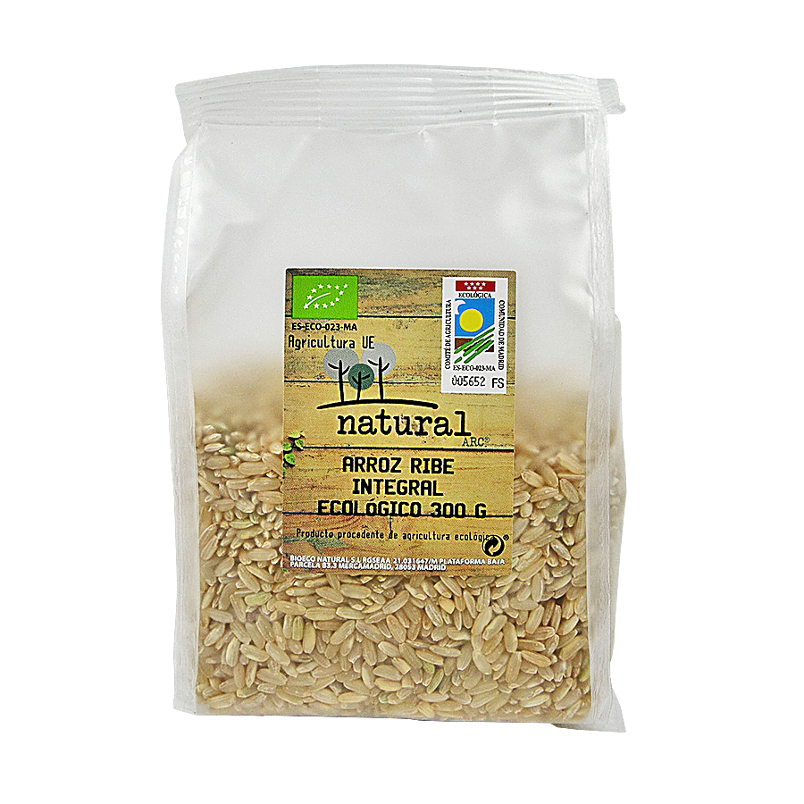 Arroz integral ecológico (1 KG) ECO. 3.8€/Kg. La Noria ECO (Navarra)