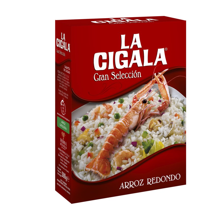 Arroz LA CIGALA extra estuche 500 g