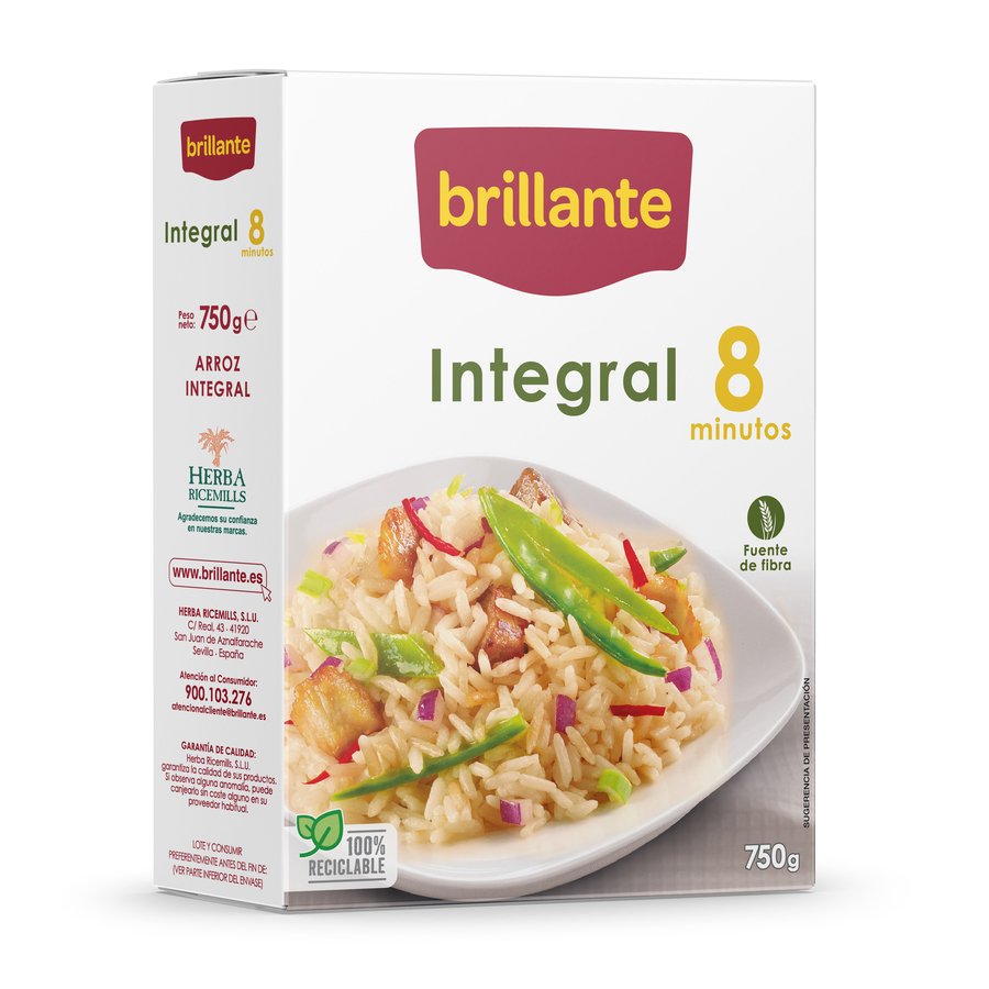 Arroz BRILLANTE integral 8 Minutos 750 g