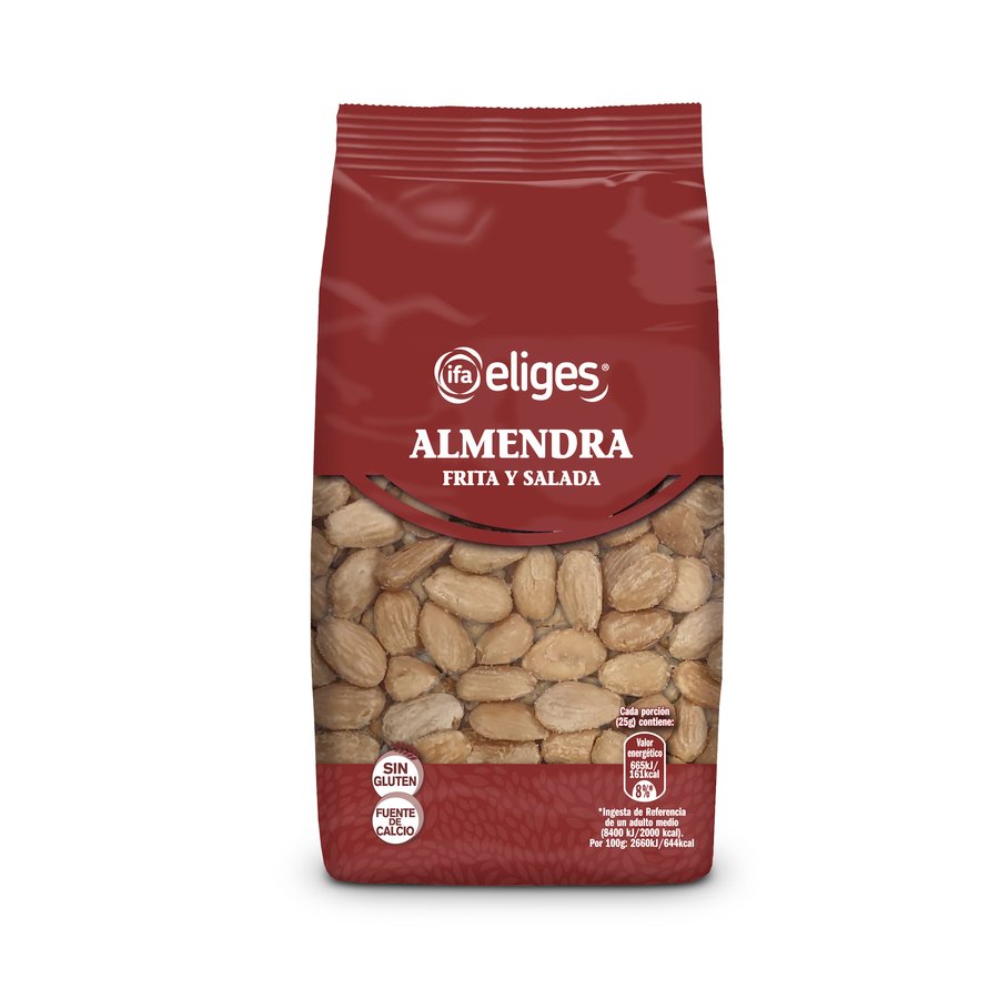 Almendra frita sin piel salada IFA ELIGES 200 grs.