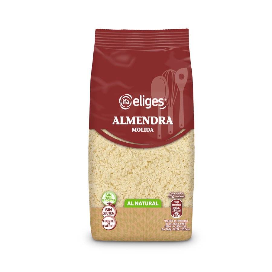 Almendra cruda molida IFA ELIGES 125 grs.