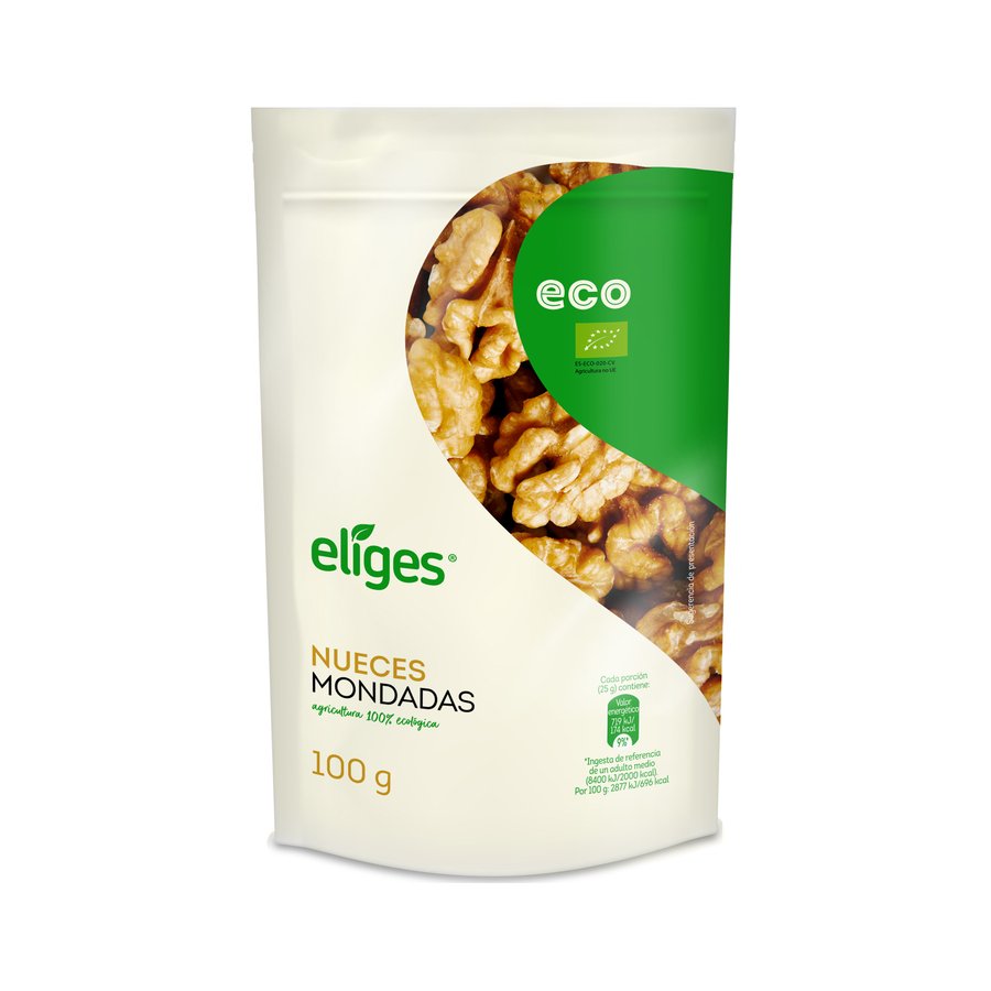 Nueces mondadas ecológicas ECO ELIGES bolsa 100 g