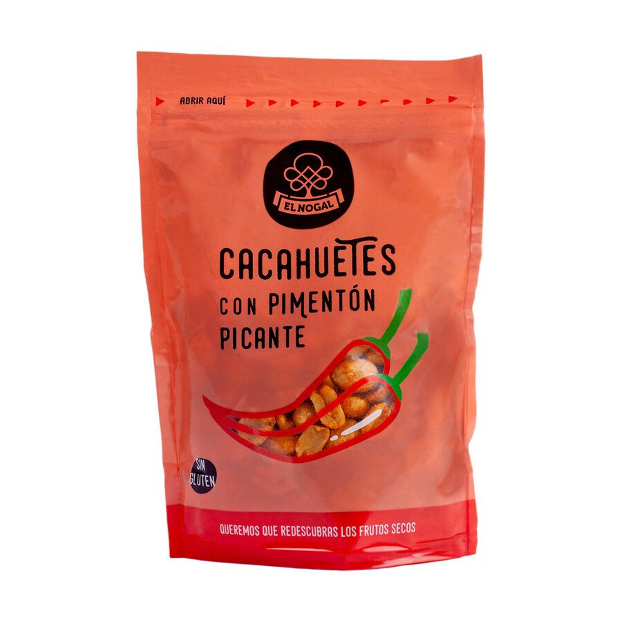 Cacahuetes picantes EL NOGAL doypack 125 g