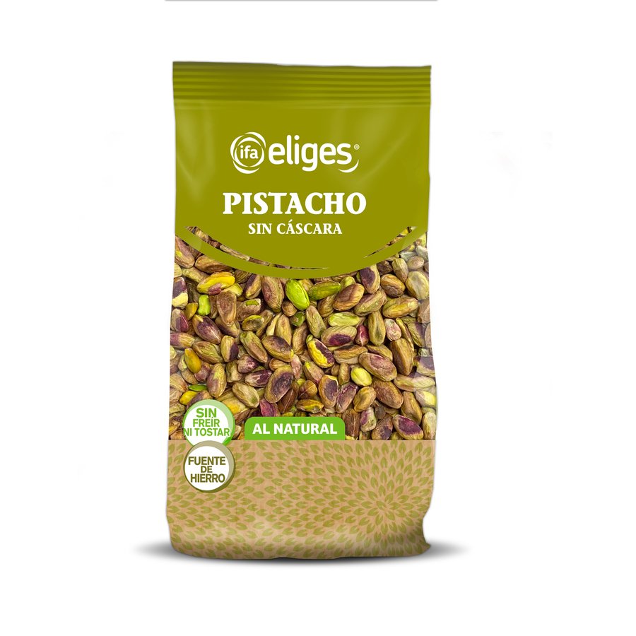 Pistacho natural sin cáscara IFA ELIGES bolsa 100 g