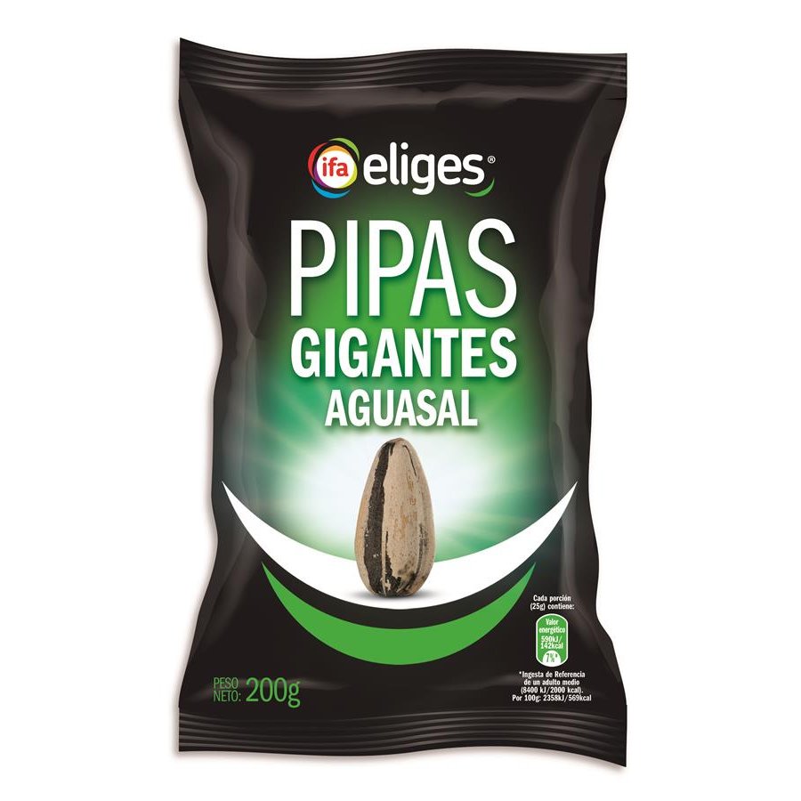 Pipas gigantes aguasal IFA ELIGES 200 grs.