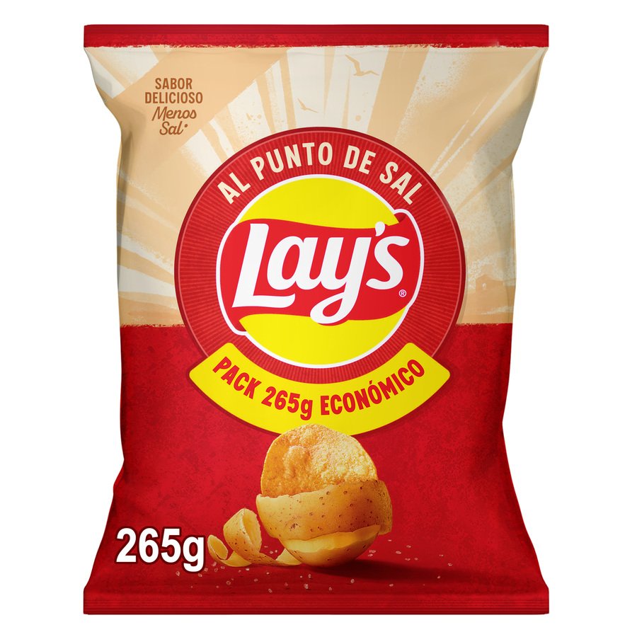 Patatas fritas LAY'S al punto de sal 265 g