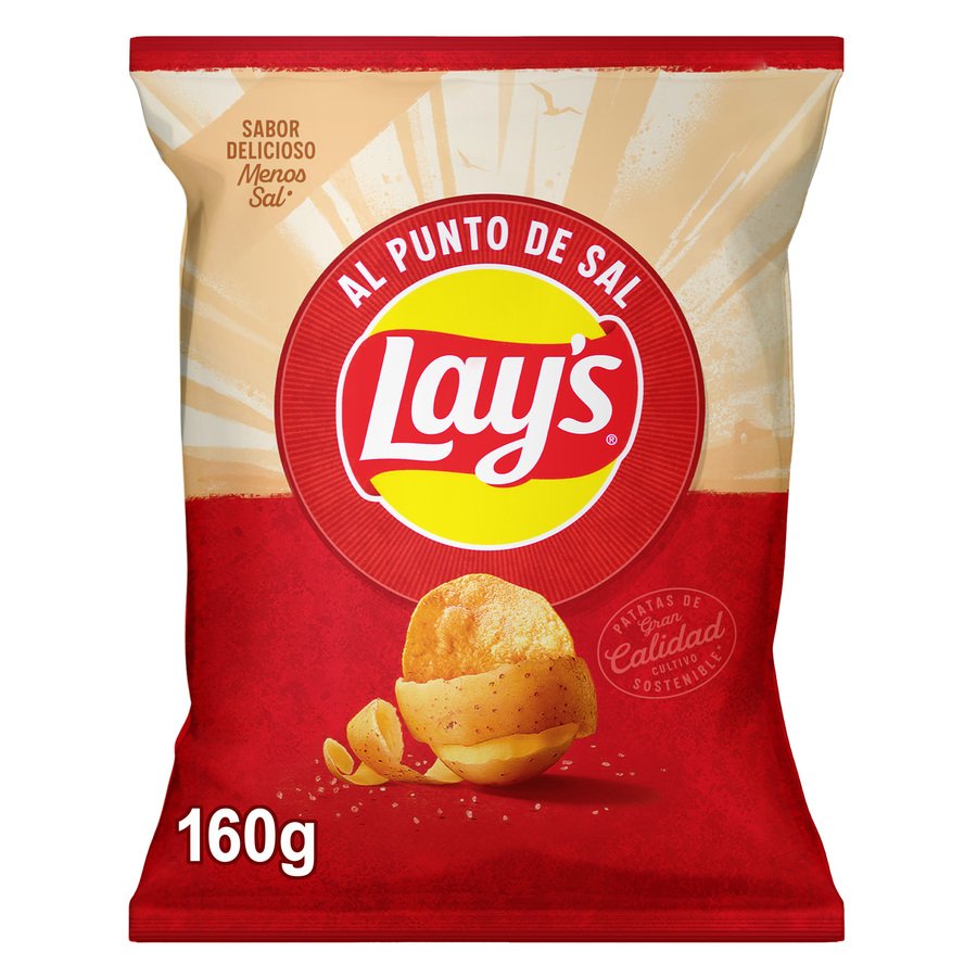 Patatas fritas LAY'S al punto de sal 160 g