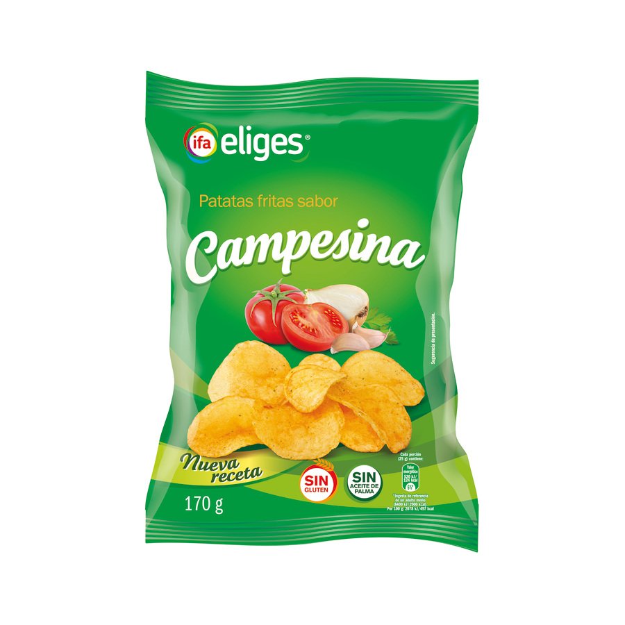 Patatas fritas campesina IFA ELIGES bolsa 170 g