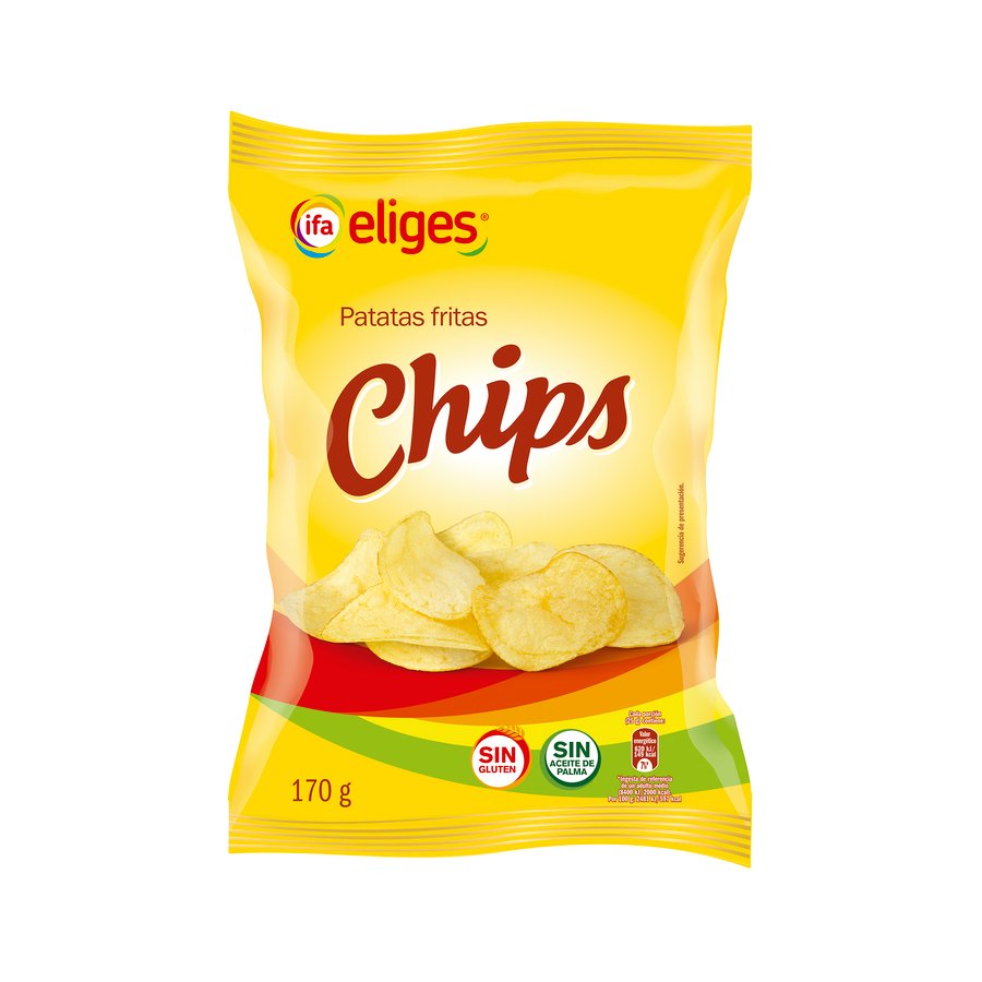 Patatas fritas chips IFA ELIGES bolsa  170 g