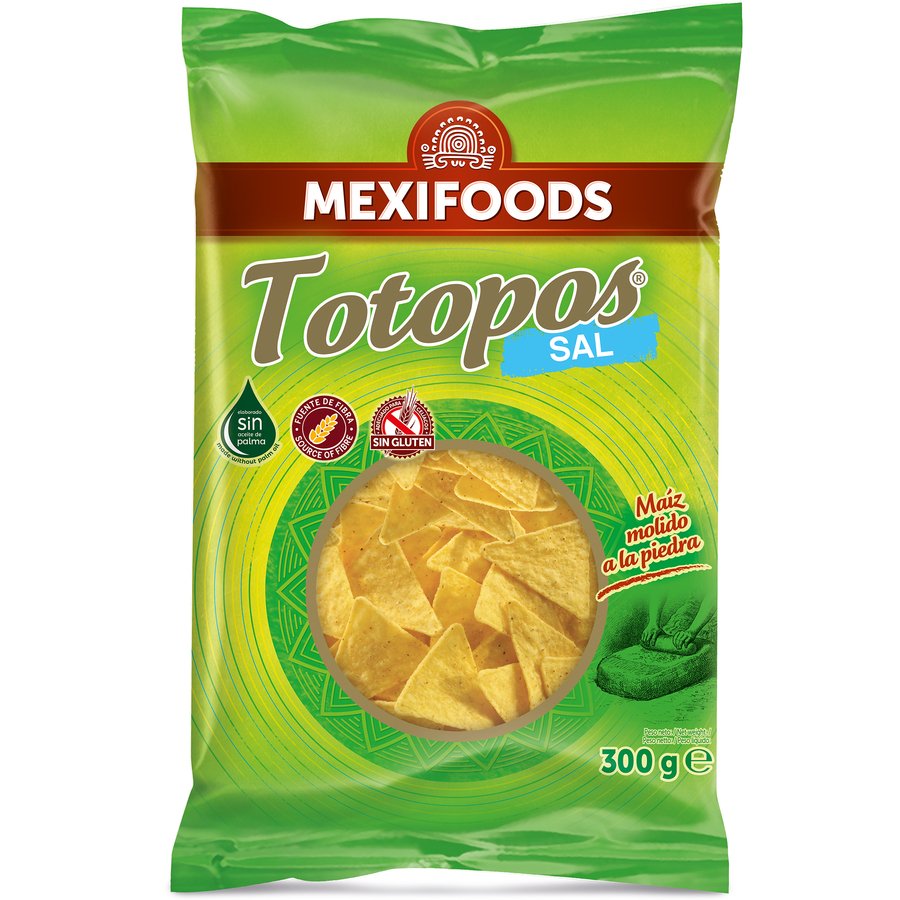 Nachos maíz Totopos MEXIFOODS 300 g