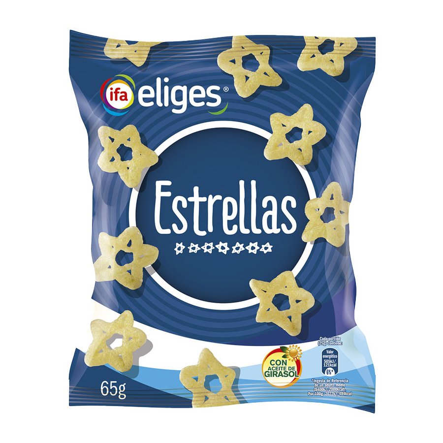 Snack estrellas IFA ELIGES bolsa 65 g