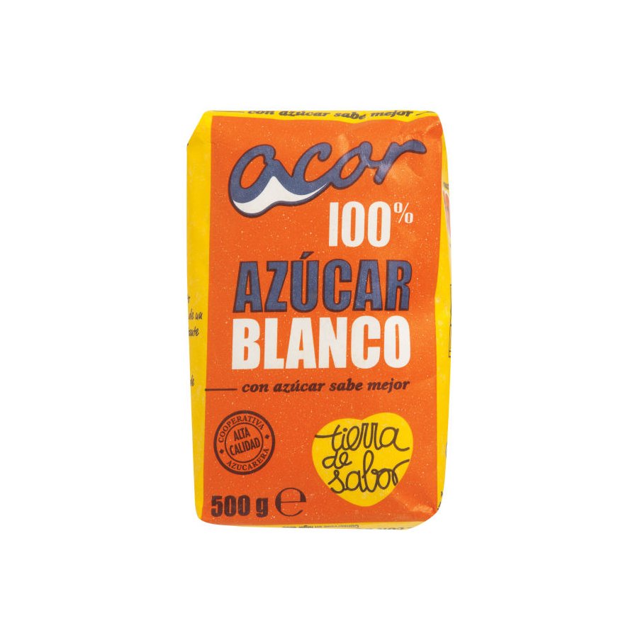 Azúcar blanco ACOR paquete 500 g