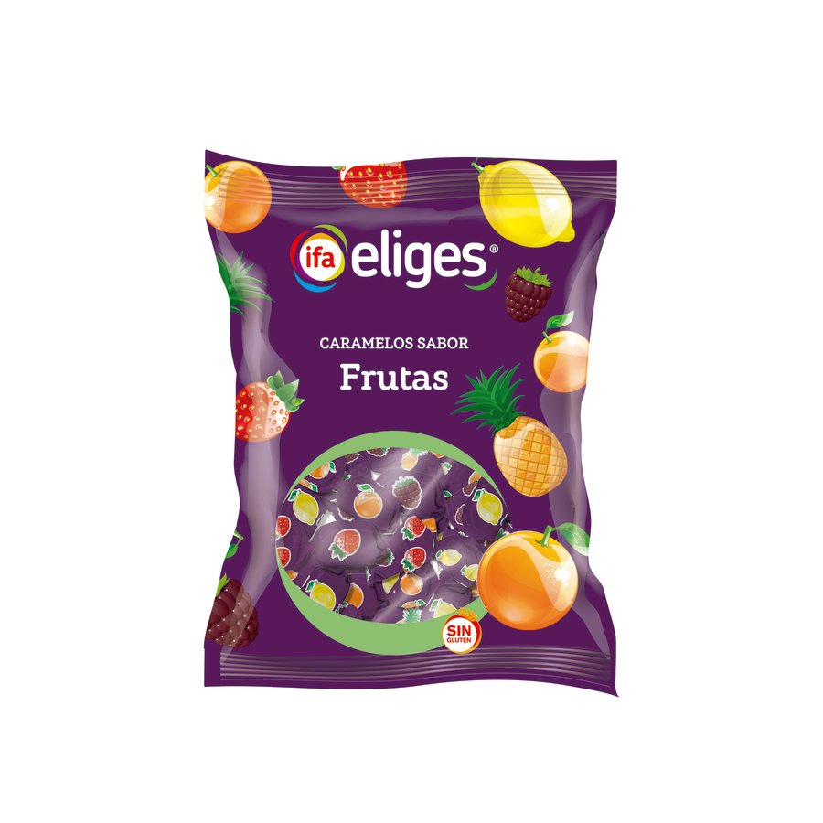 Caramelos duros sabor frutas IFA ELIGES sin gluten 500 g