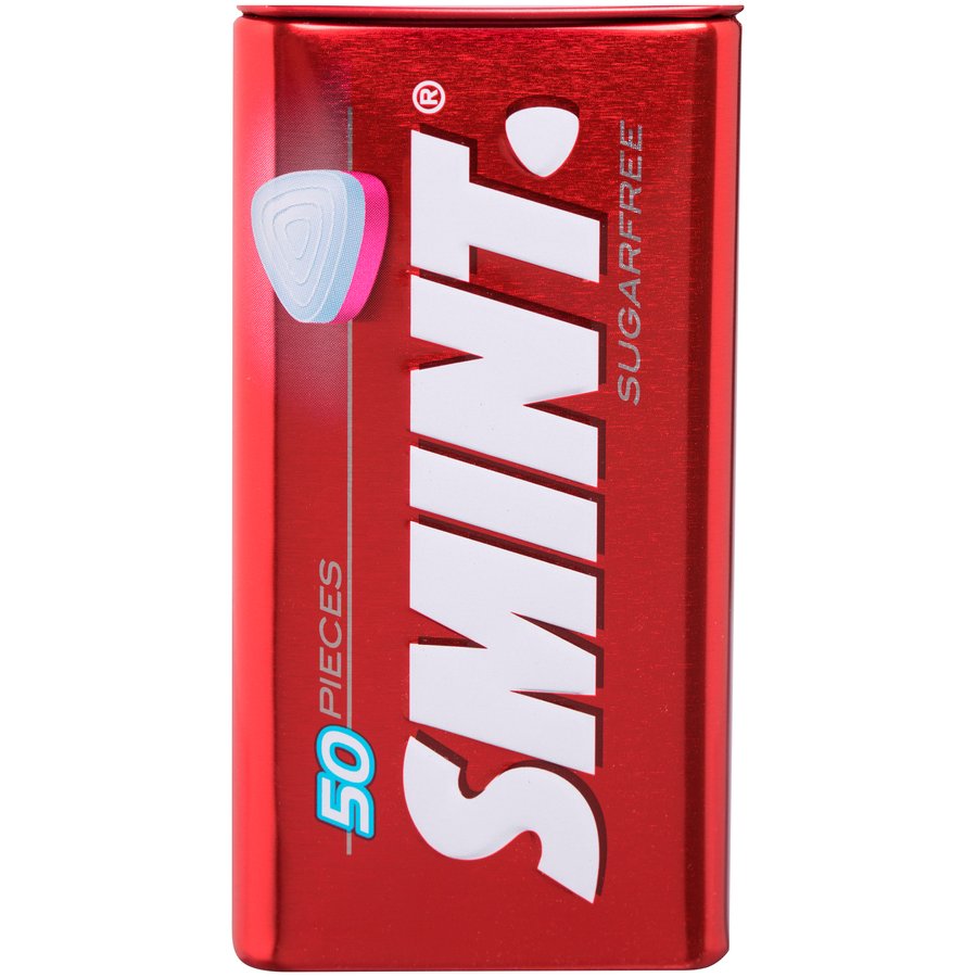 Caramelo SMINT 50 tin fresa sin azúcar 35 g