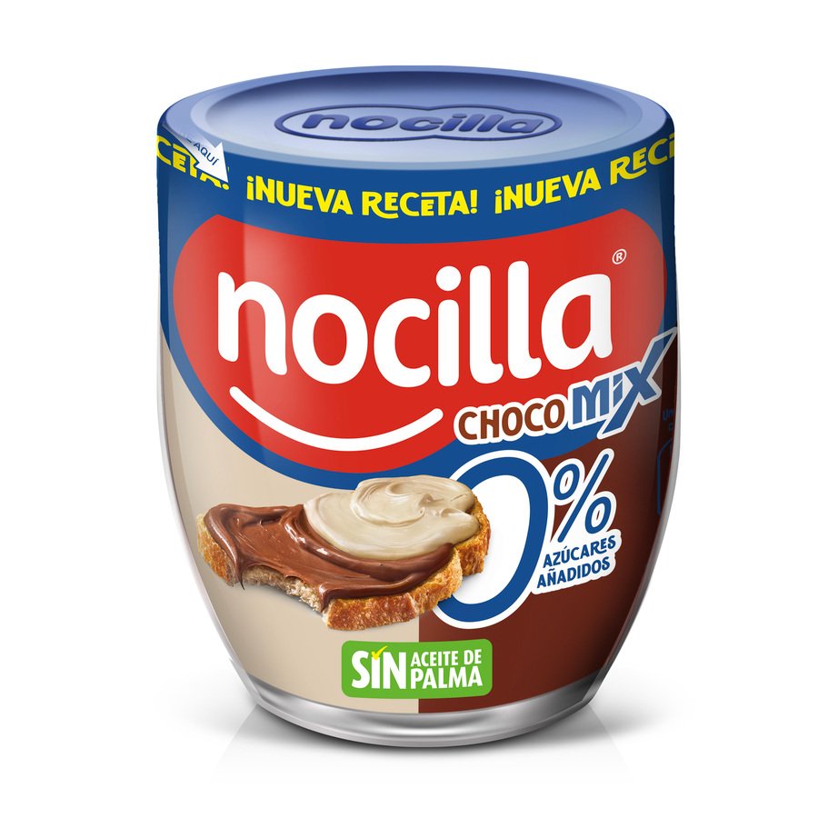 Crema cacao NOCILLA Chocoleche 0%azúcar añadido 180 g