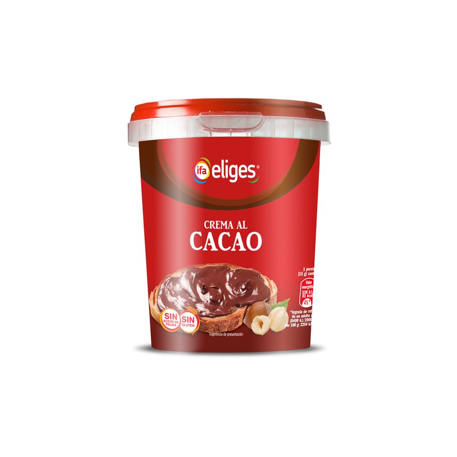 Crema cacao con avellanas IFA ELIGES 1 sabor 500 g