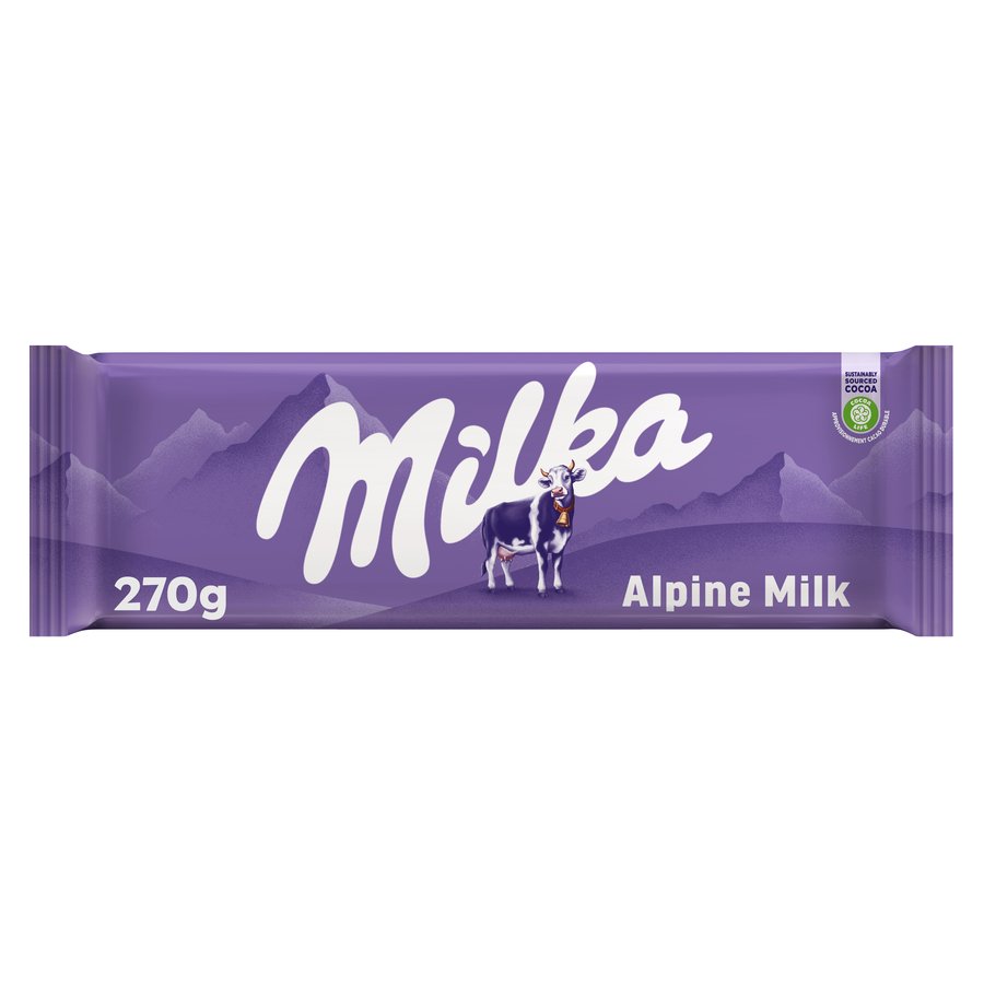 Chocolate con leche MILKA tableta 270 g