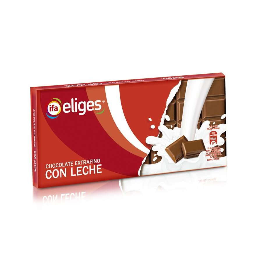 Chocolate con leche IFA ELIGES extrafino tableta 150 g