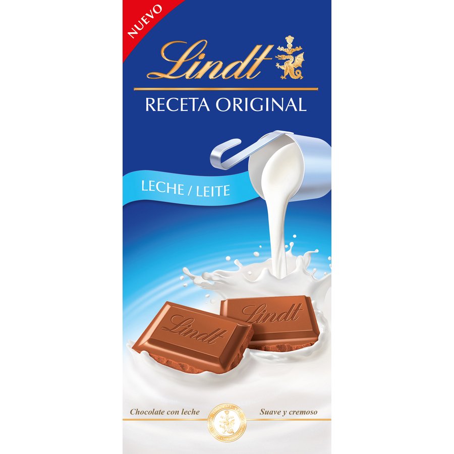 Chocolate con leche LINDT extrafino tableta 125 g