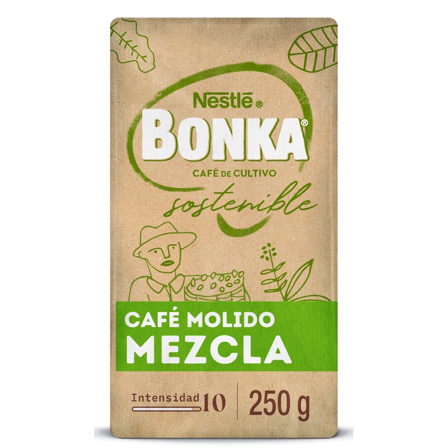 Café molido BONKA mezcla (70/30) 250 g