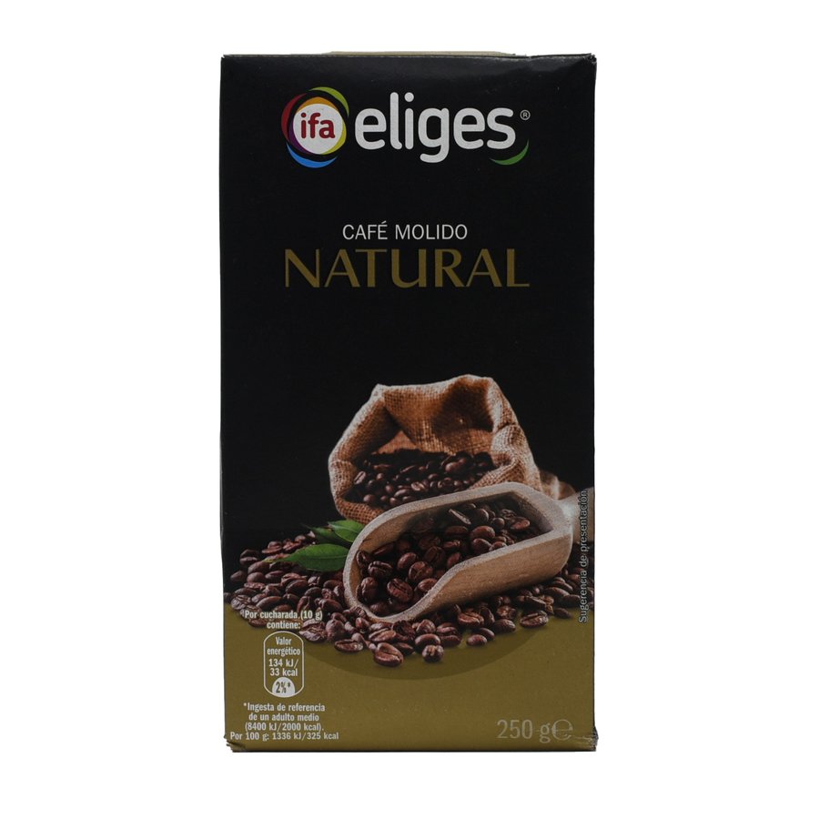 Café molido natural IFA ELIGES 250 g