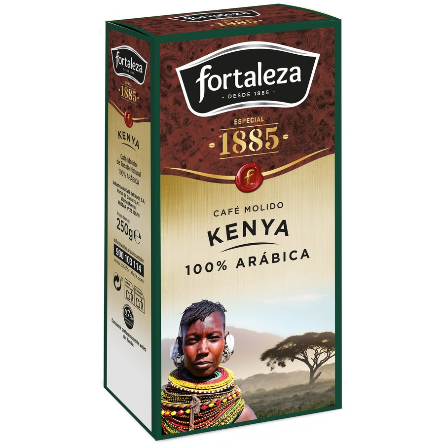 Café molido FORTALEZA grandes origenes Kenya 250 g