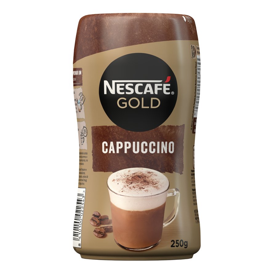 Café soluble NESCAFE capuccino natural frasco 250 g