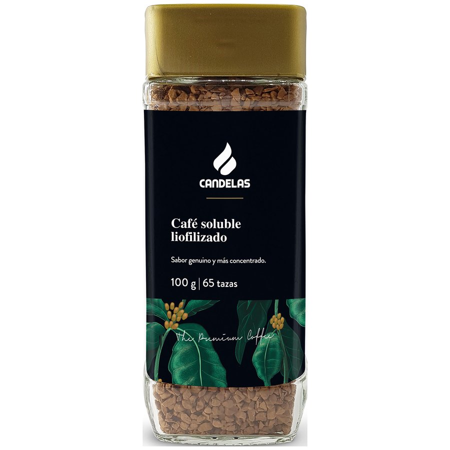 Café CANDELAS liofilizado natural 100 g